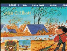 Tablet Screenshot of alanelliott.com